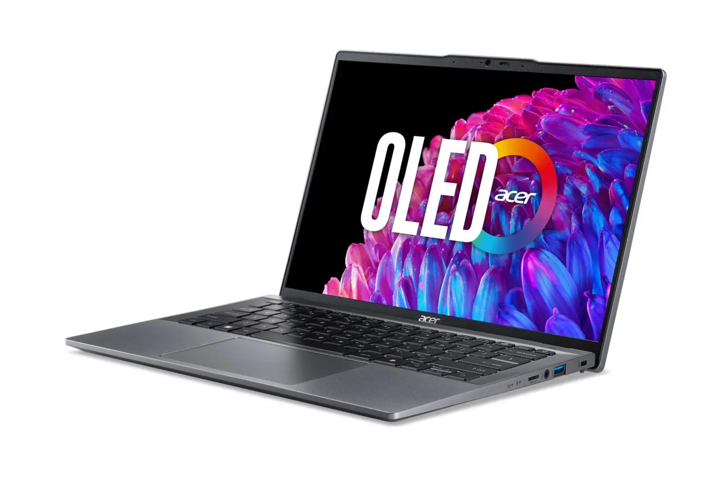 Laptop Acer Swift Go 14 SFG14-63-R19Q OLED 14" R5 8645HS 16GB RAM 512GB Dysk SSD Win11 Szary