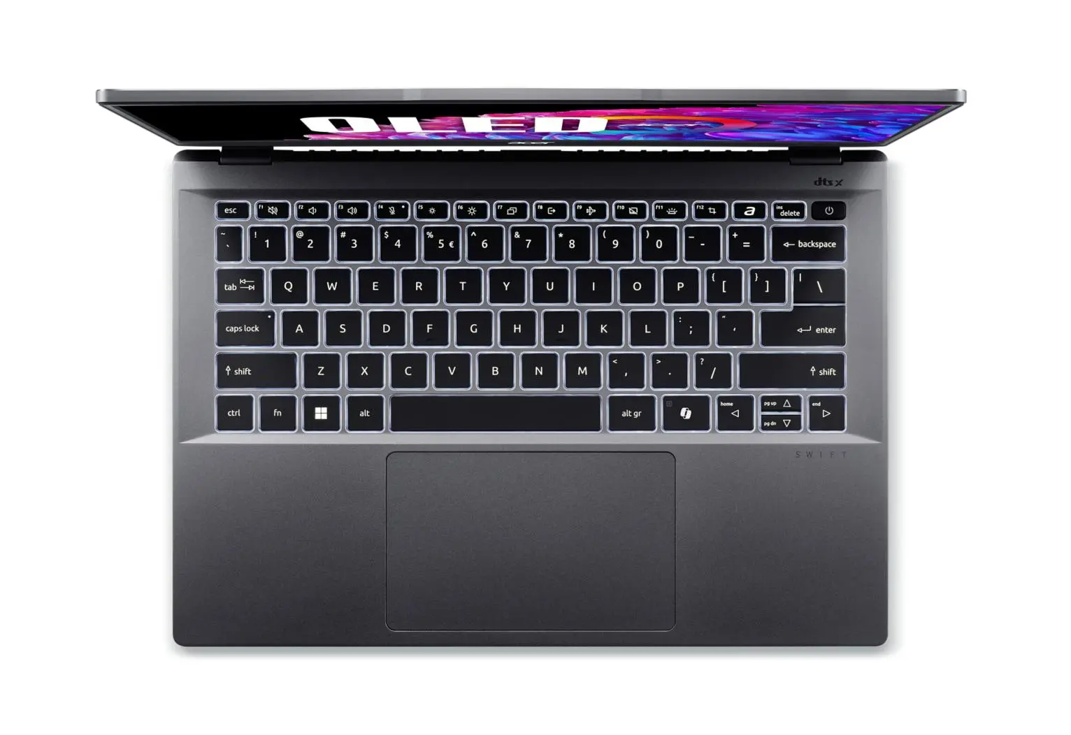 Laptop Acer Swift Go 14 SFG14-63-R19Q OLED 14" R5 8645HS 16GB RAM 512GB Dysk SSD Win11 Szary