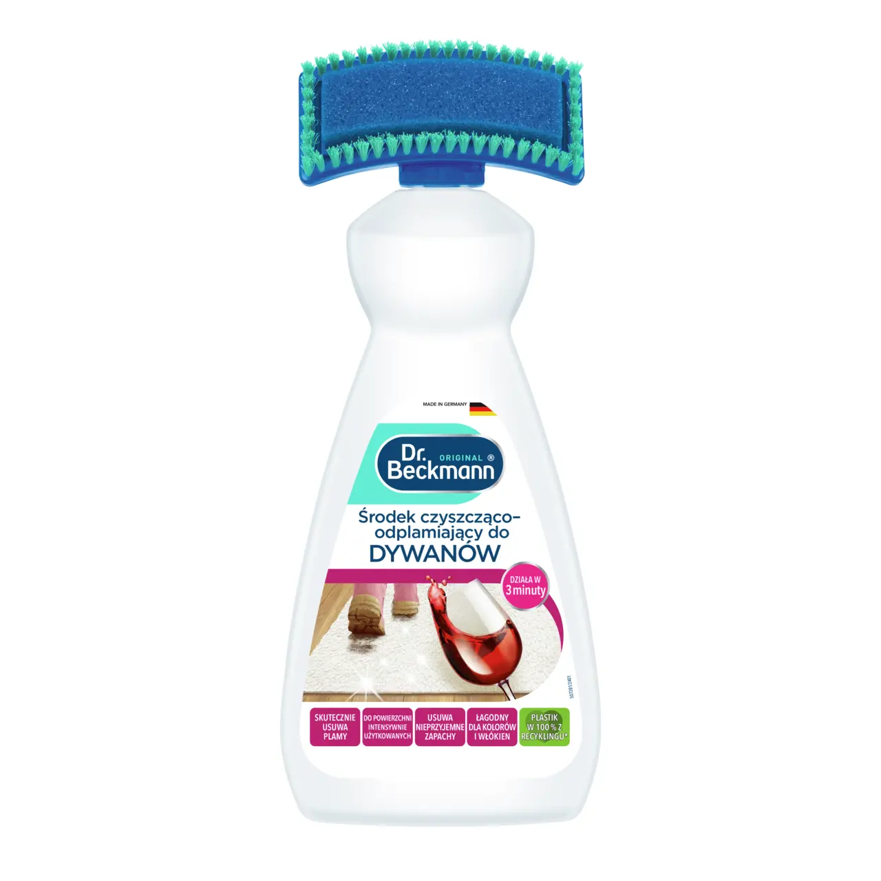 Płyn Dr. Beckmann do czyszczenia dywanów ze szczoteczką 650ml