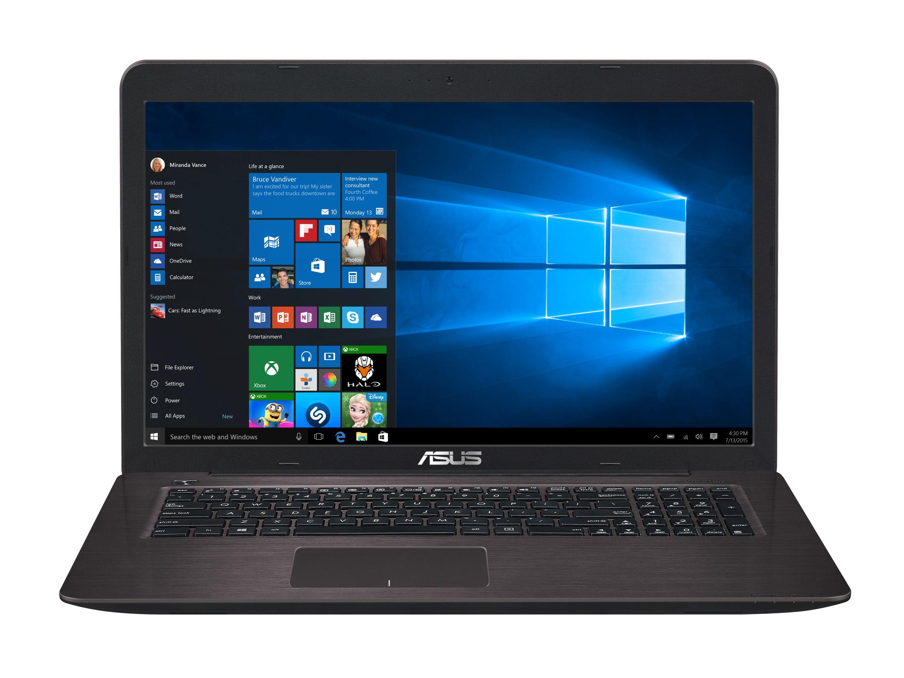 ASUS X756UB-TY130T 17,3" Intel® Core™ i5-6200U 4GB RAM  1TB Dysk  GF940M Grafika Win10