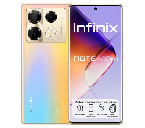 Smartfon Infinix Note 40 Pro 12/256GB 6,78" 120Hz 108Mpix Złoty
