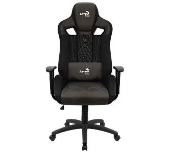 Fotel Aerocool EARL AeroSuede Gamingowy do 150kg Skóra Eco Tkanina Iron Black