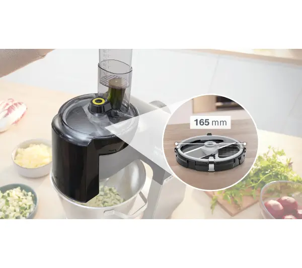 Bosch MUMS6ZS3CC 1600W Maszynka do mielenia Rozdrabniacz Przystawka do krojenia w kostkę Blender kielichowy - Kup na Raty - RRSO 0%