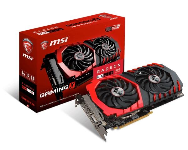 MSI Radeon RX 470 8GB DDR5 256bit