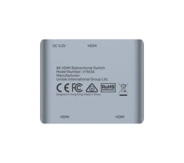 Unitek V1163A HDMI 2.1 8K 2na1