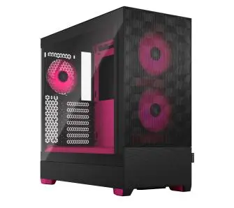 Obudowa Fractal Design Pop Air RGB TG Clear Tint Czarno-różowy