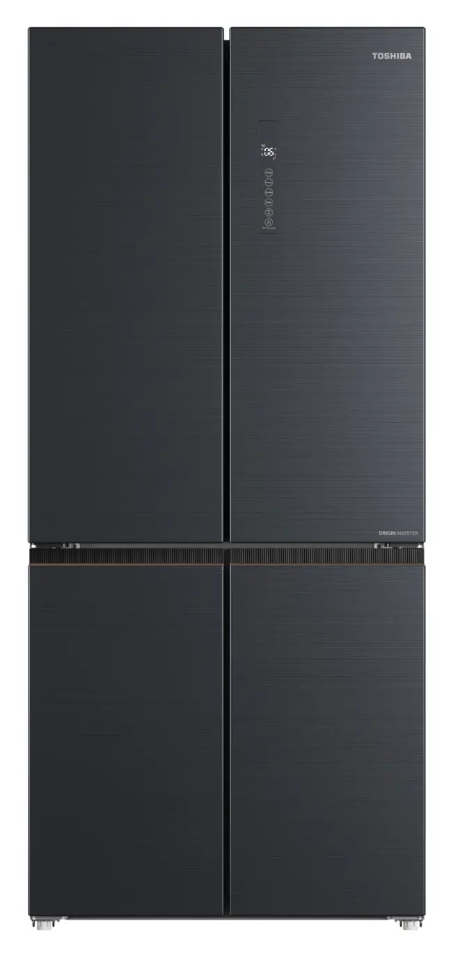 Lodówka Toshiba GR-RF677WI-PMJ(06) Funkcje AI Pełny No Frost 189,8cm Komora świeżości Zdalne sterowanie Szary