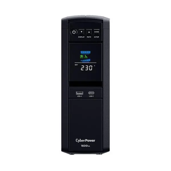 Фото ДБЖ безперервної дії (Online) CyberPower 1600VA/1000W (CP1600EPFCLCD)