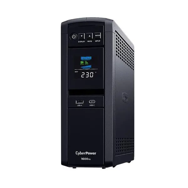 Фото ДБЖ безперервної дії (Online) CyberPower 1600VA/1000W (CP1600EPFCLCD)