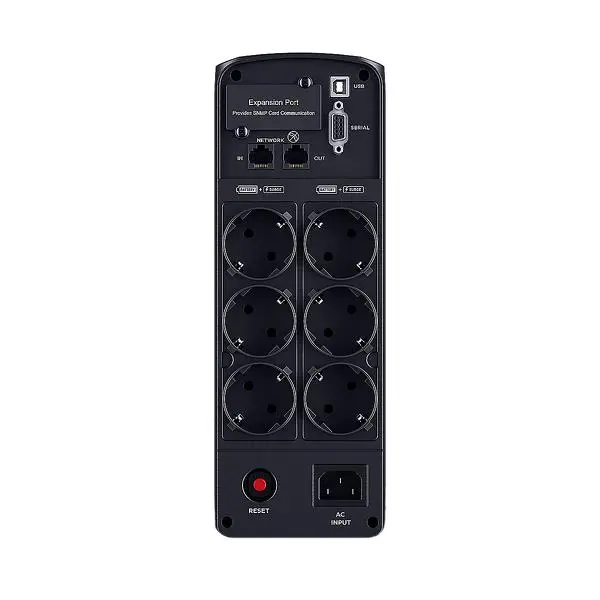 Фото ДБЖ безперервної дії (Online) CyberPower 1600VA/1000W (CP1600EPFCLCD)
