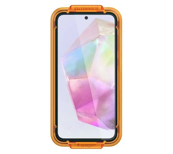 Spigen z aplikatorem Glas.tR AlignMaster do Galaxy A35 5G - 2 pack