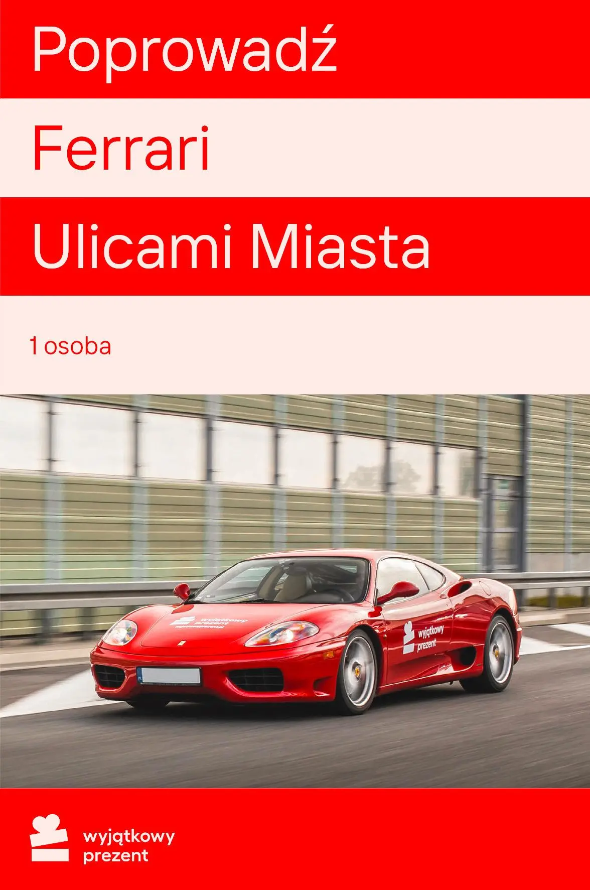 Karta Podarunkowa Poprowadź Ferrari Ulicami Miasta Obecnie dostępne tylko w sklepach stacjonarnych RTV EURO AGD