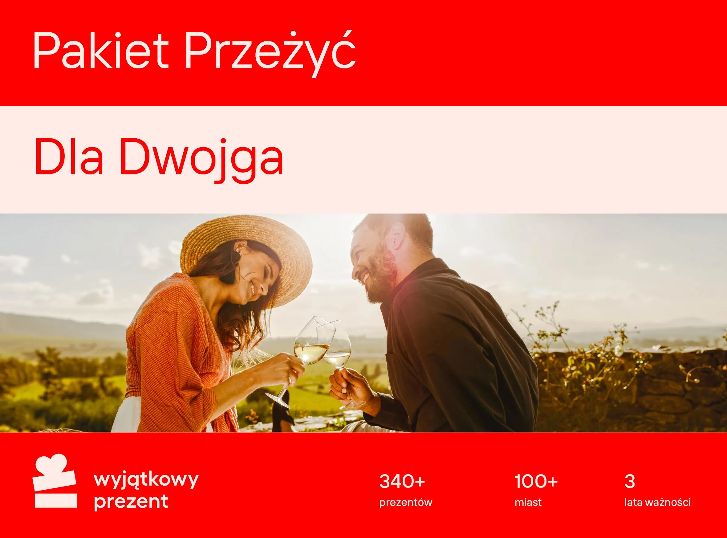 Karta Podarunkowa Pakiet Przeżyć Dla Dwojga [Bon Agencyjny]