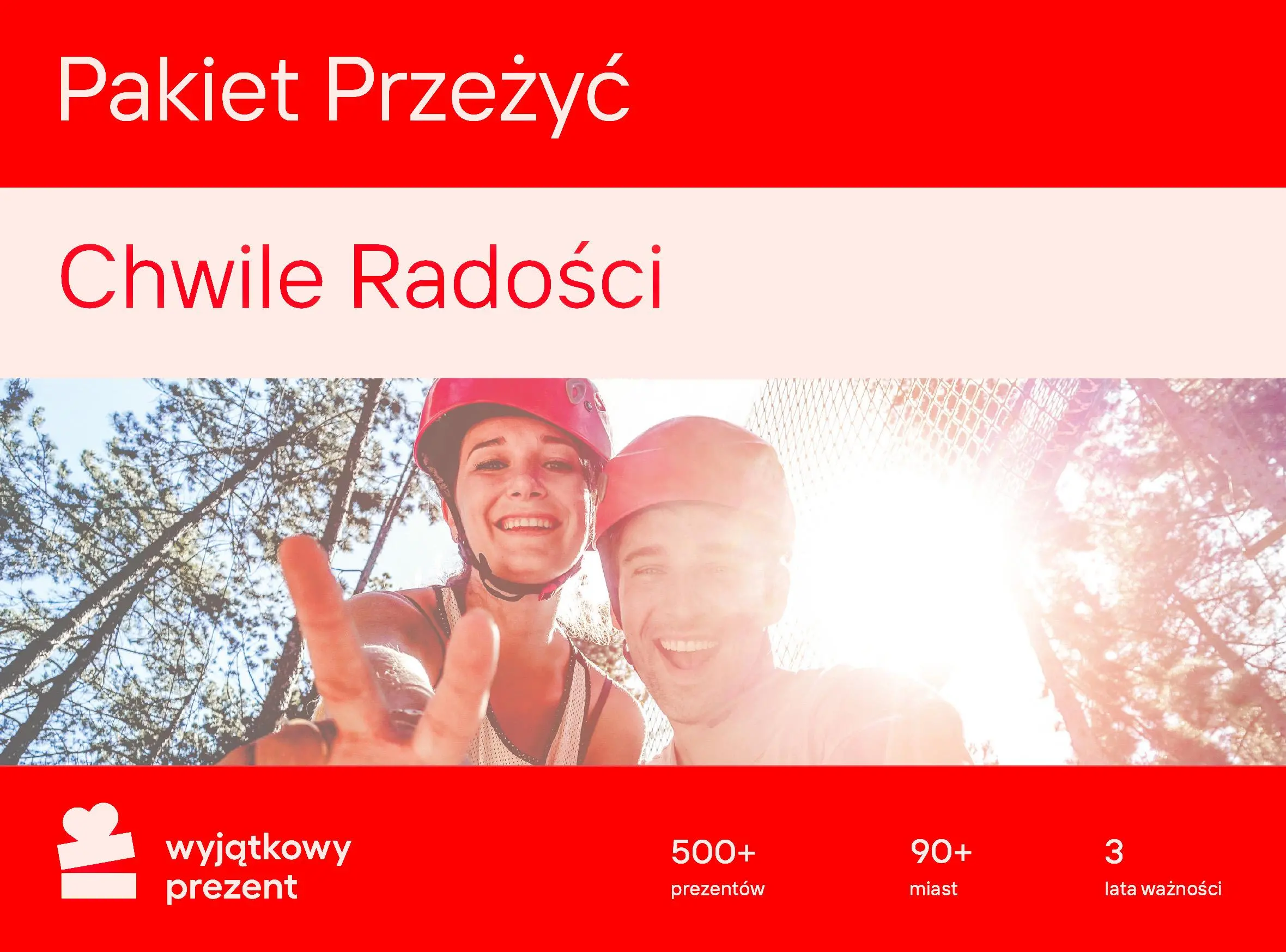 Karta Podarunkowa Pakiet Przeżyć Chwile Radości [Bon Agencyjny]
