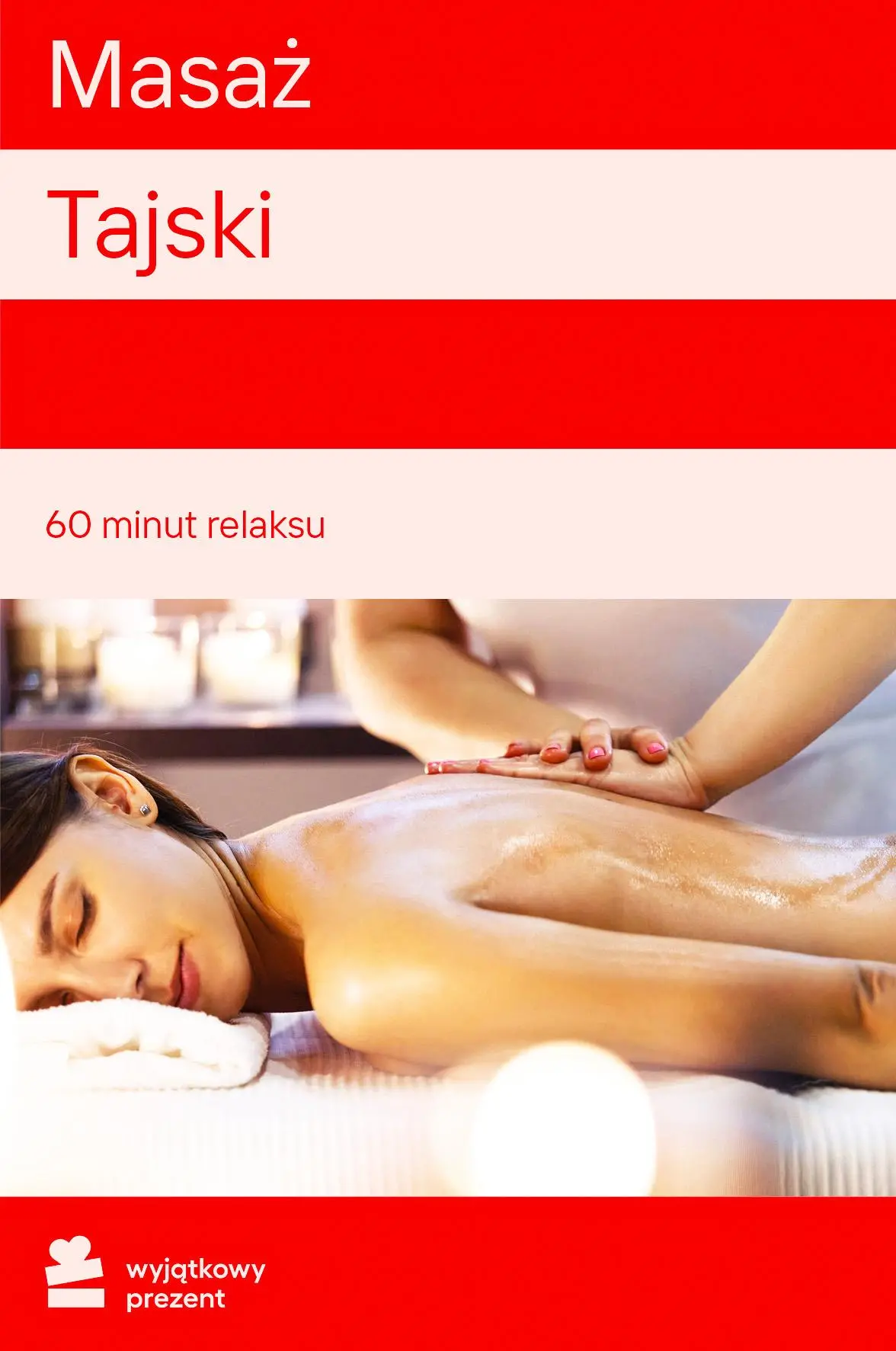Karta Podarunkowa Masaż Tajski Obecnie dostępne tylko w sklepach stacjonarnych RTV EURO AGD