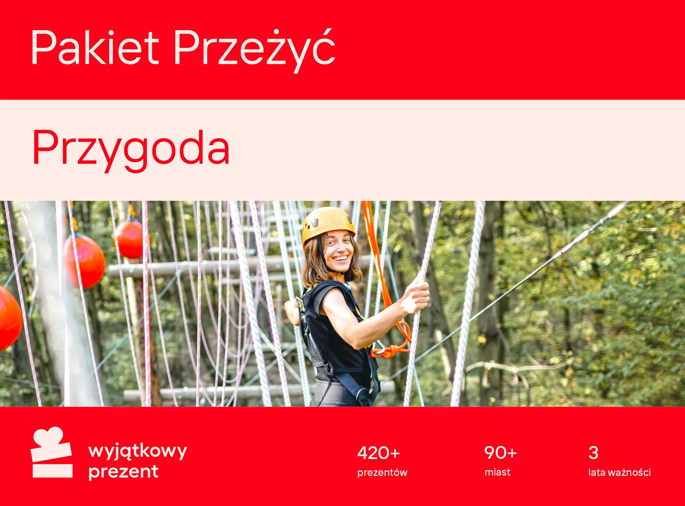 Karta Podarunkowa Pakiet Przeżyć Przygoda [Bon Agencyjny]