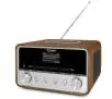 Radioodbiornik TechniSat DigitRadio 586 Radio FM DAB+ Internetowe Bluetooth Orzech-srebrny