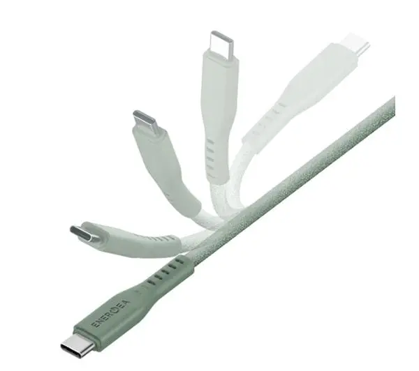 Energea Flow USB-C - USB-C 1,5m 240W 5A PD Fast Charge Zielony