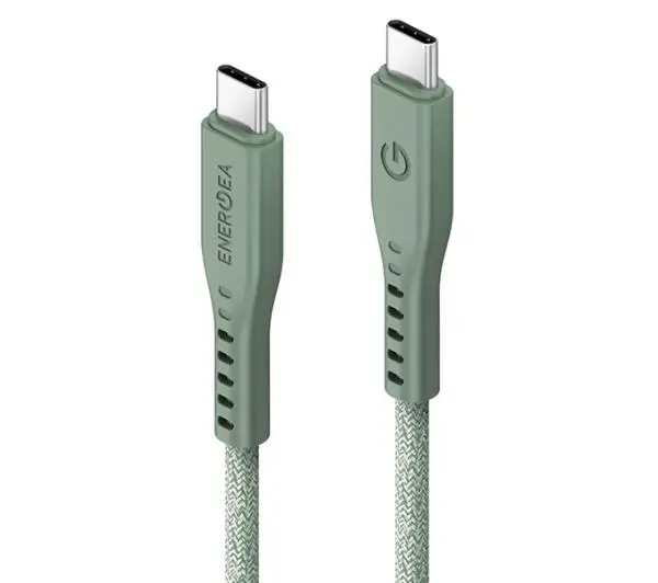 Energea Flow USB-C - USB-C 1,5m 240W 5A PD Fast Charge Zielony