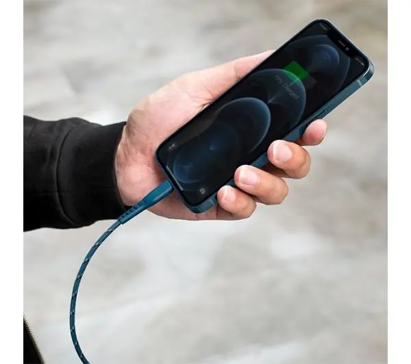 Energea Nyloflex USB-C do Lightning C94 MFI 3m Czarny