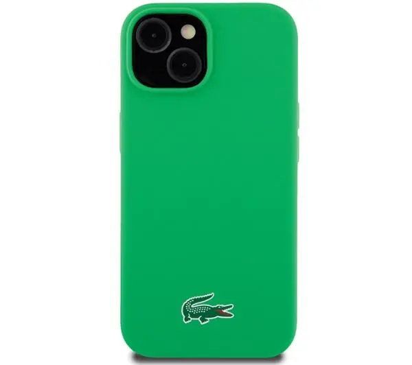 Lacoste Silicone MagSafe do iPhone 15 Plus Zielony