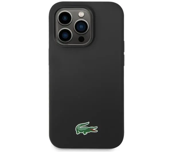 Lacoste Silicone MagSafe do iPhone 15 Pro Max Czarny