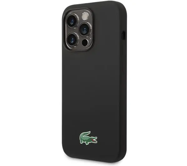 Lacoste Silicone MagSafe do iPhone 15 Pro Max Czarny
