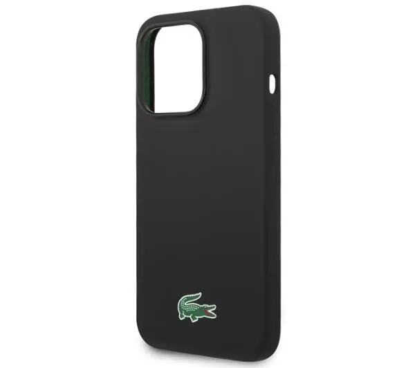Lacoste Silicone MagSafe do iPhone 15 Pro Max Czarny