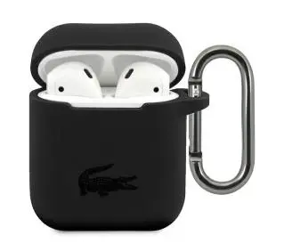 Lacoste LCA2SK Case Silicone  do AirPods 1/2 Czarny