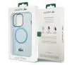 Etui Lacoste LCHMP15LULOLB Hardcase Transparent MagSafe do iPhone 15 Pro Niebieski