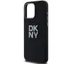 Etui DKNY Hardcase Liquid Silicone Metal Logo do iPhone 15 Pro Max Czarny