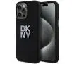 Etui DKNY Hardcase Liquid Silicone Metal Logo do iPhone 15 Pro Max Czarny