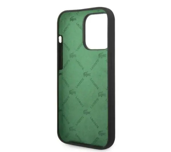 Lacoste Silicone do iPhone 14 Pro Czarny