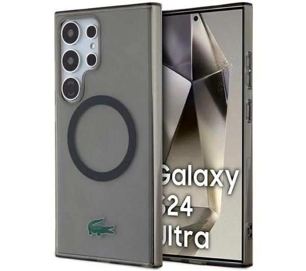 Zdjęcia - Etui Lacoste LCHMS24LULOK Hardcase Transparent MagSafe do Samsung Galaxy S24 Ul 