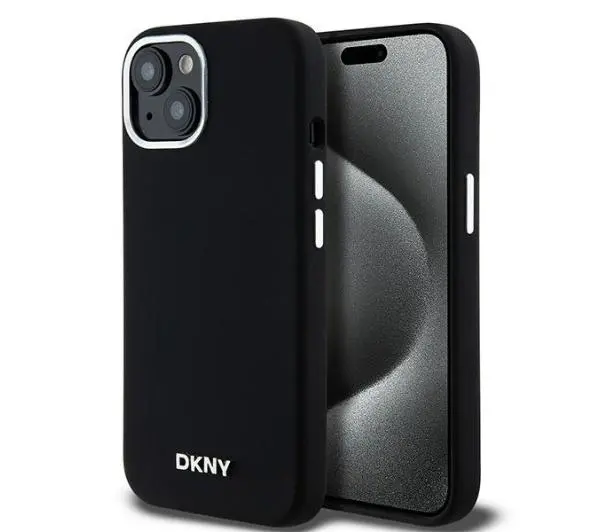 Фото - Чохол DKNY Hardcase Liquid Silicone Small Metal Logo MagSafe do iPhone 14 Czarny 