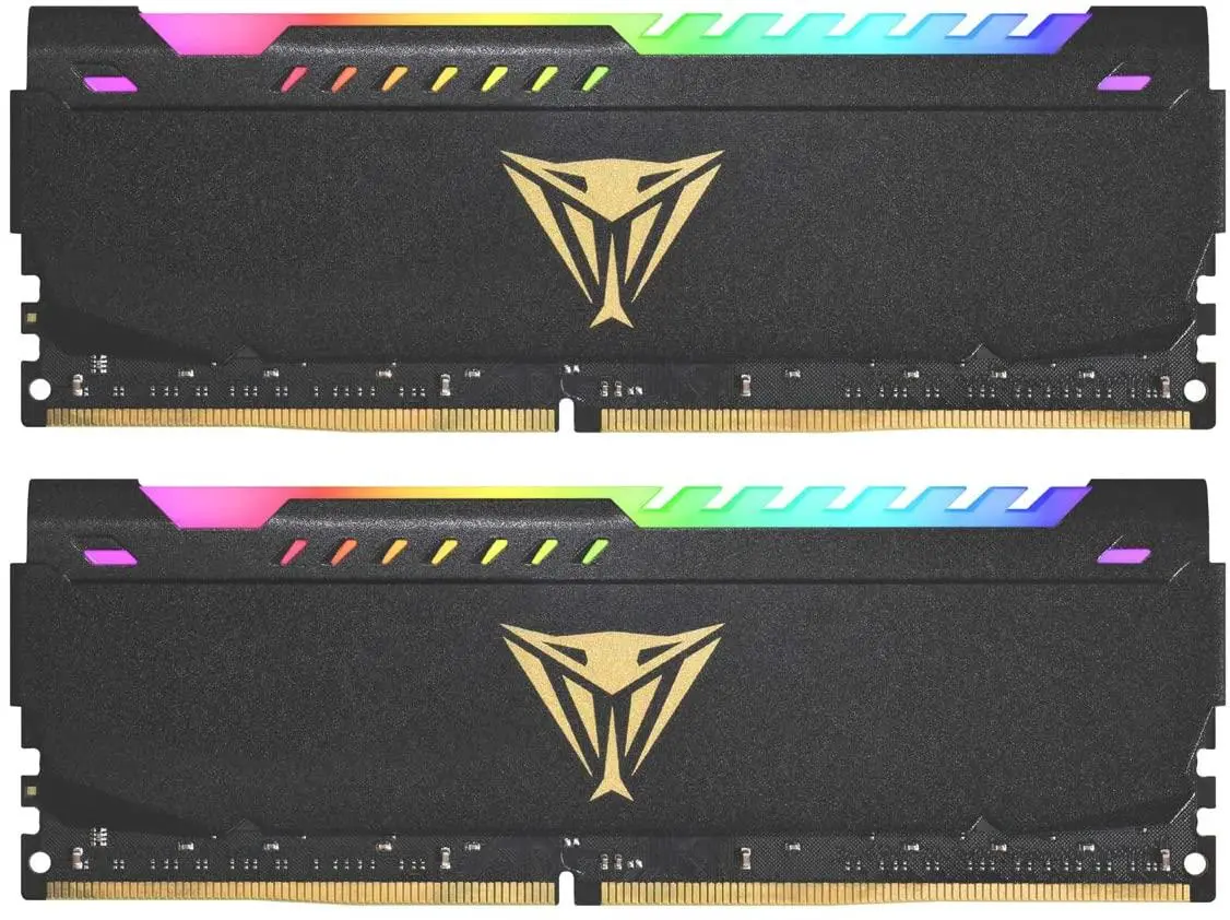 Pamięć RAM Patriot Viper Steel RGB DDR4 16GB (2 x 8GB) 3600 CL18 Czarny