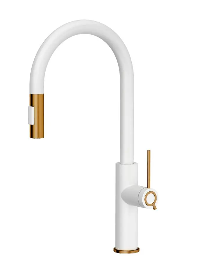 Bateria Quadron Jennifer Q Line Slim 3623510WHMP Snow white/Miedź Stal szlachetna
