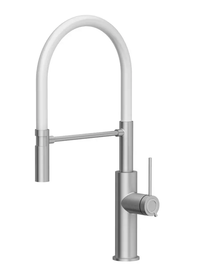 Bateria Quadron Gemma Q Line 3623501BSWH Biały Stal szczotkowana