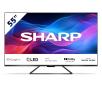 Telewizor Sharp 55GR8765 55" QLED 4K 144Hz Google TV Dolby Vision IQ Dolby Atmos DTS X HDMI 2.1 DVB-T2