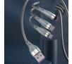 Kabel Dudao L20X  USB-A - Lighting / microUSB / USB-C 65W  Szary