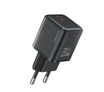 Ładowarka sieciowa USAMS CC183TC01 1x USB-C PD3.0 Fast Charging X-ron Series 20W Czarny