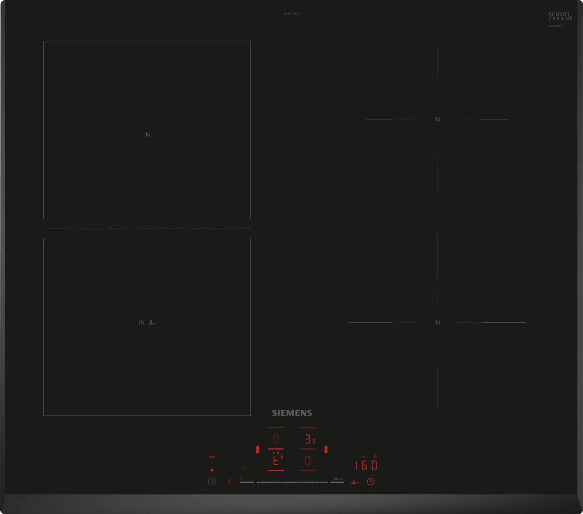 Płyta indukcyjna Siemens iQ500 ED651HSC1E 59,2cm