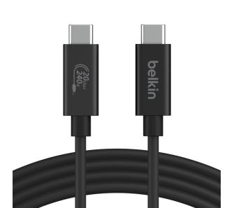 Kabel Belkin USB-C do USB-C 240W + 20Gbps PowerDelivery 3.1 2m Czarny