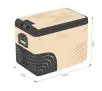 Lodówka Yolco KX40 Sand 34l