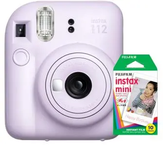 Aparat Fujifilm Instax Mini 12 Purpurowy + wkłady 10szt