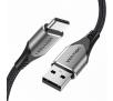 Kabel Vention USB 2.0 A do USB-C CODHF 3A 1m Szary