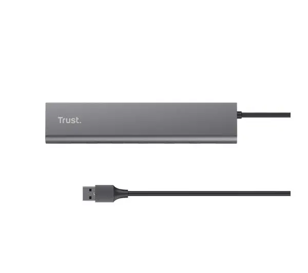 Trust Halyx 7xUSB 3.2 Szary