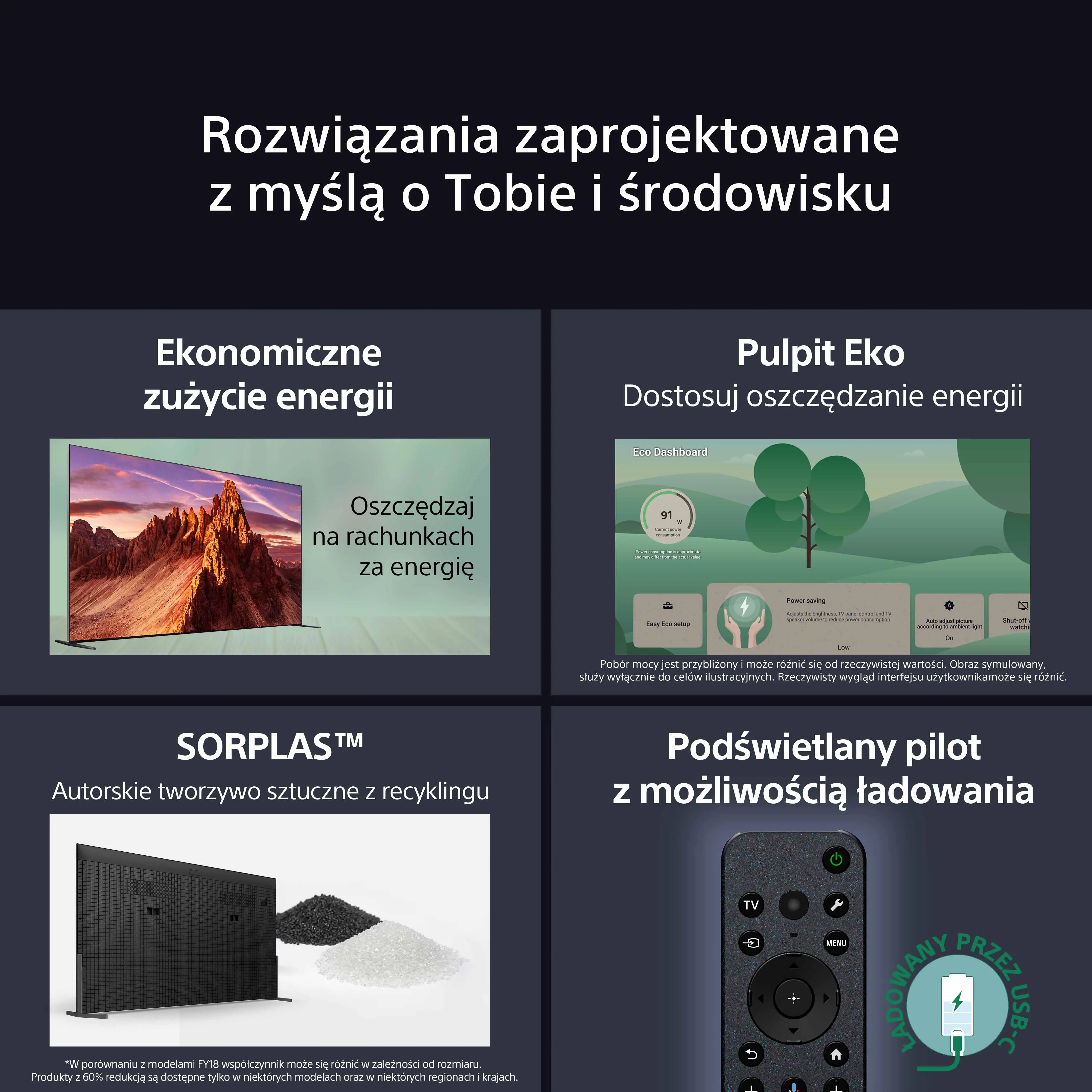 Telewizor Sony BRAVIA 9 K-85XR90  85" QLED 4K Mini LED 120Hz Google TV Dolby Vision Dolby Atmos HDMI 2.1 DVB-T2