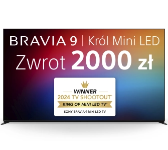 Telewizor Sony BRAVIA 9 K-85XR90 85" QLED 4K Mini LED 120Hz Google TV Dolby Vision Dolby Atmos HDMI 2.1 DVB-T2
