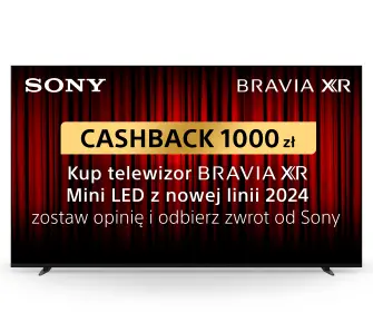 Telewizor Sony BRAVIA 7 K-85XR70 85" QLED 4K Mini LED 120Hz Google TV Dolby Vision Dolby Atmos HDMI 2.1 DVB-T2